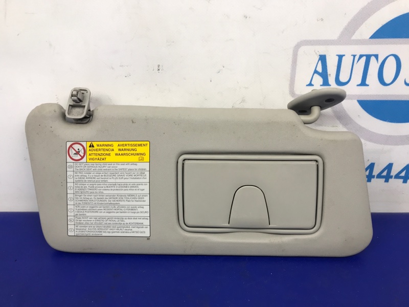 Козырек солнцезащитный правый SUZUKI GRAND VITARA 05-15 8480165J00BHL Б/У