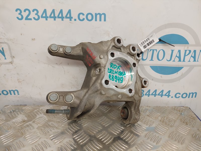 Запчасть цапфа задняя левая ACURA RDX 12-19 2012 Внедорожник 3.5 52215-TX5-A00 Б/У Цапфа задняя левая ACURA RDX 12-19 2012 Внедорожник 3.5 52215-TX5-A00 Б/У