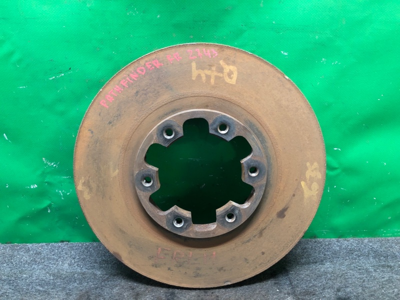 Тормозной диск передний NISSAN PATHFINDER R50 96-04 1998 Внедорожник 3.3 40206-1W600 Б/У