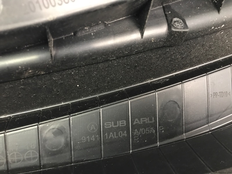 Пластик под лобовое стекло / Жабо SUBARU LEGACY BN 14-18 Седан 2.5 FB25B