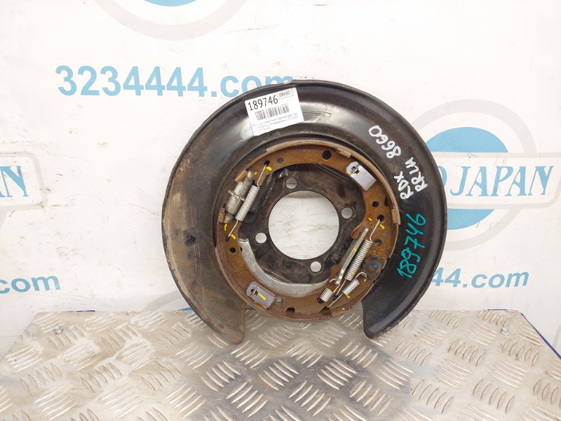 Тормозной механизм задний левый ACURA RDX 12-19 2015 TB3 3.5 J35Z2 43120-T0A-A01 Б/У