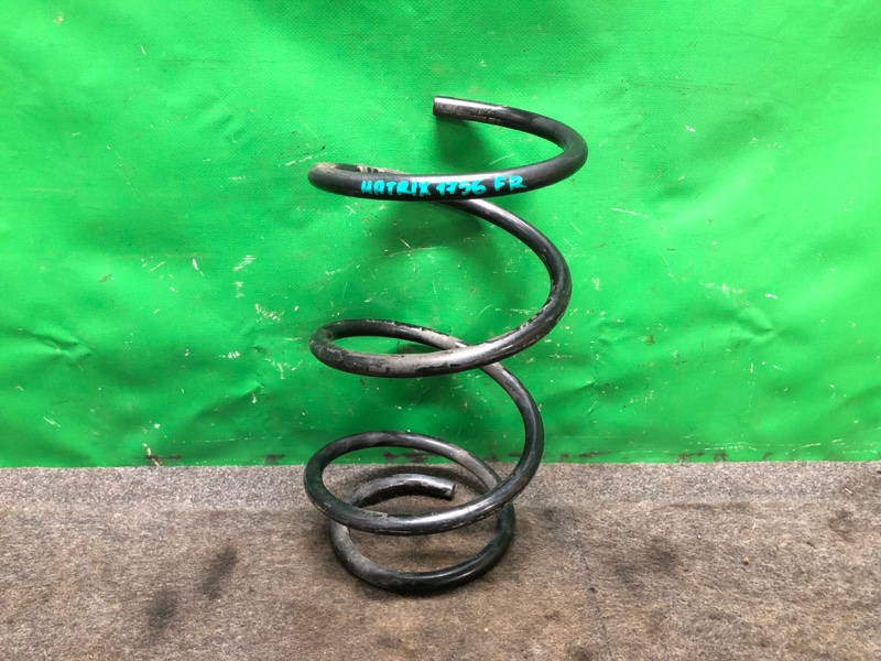 Пружина передней подвески передняя TOYOTA MATRIX 02-08 2002 ZZE132 1.8L 1ZZ-FE 48131-AB060 Б/У