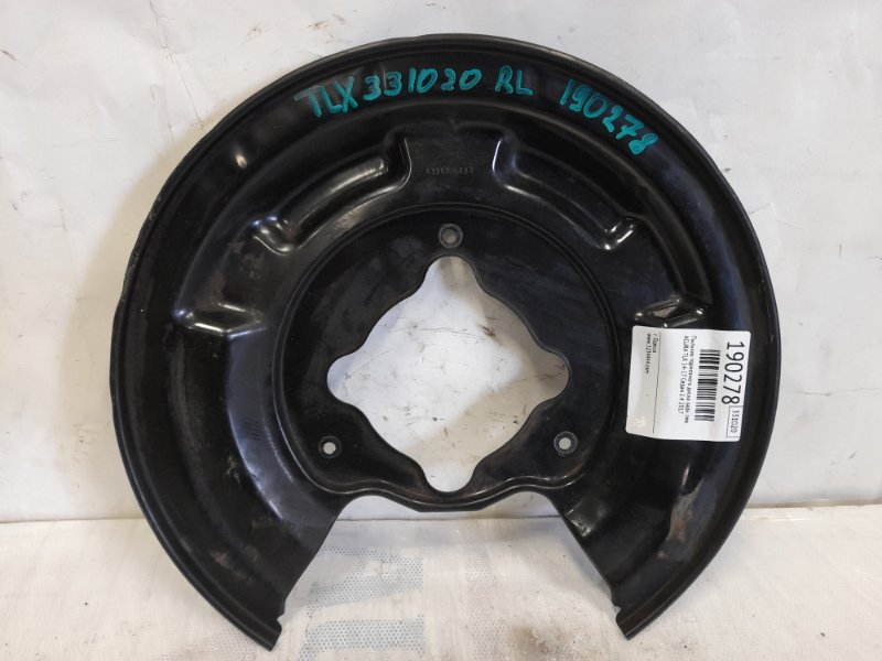 Защита тормозного диска задняя левая ACURA TLX 14-17 2017 Седан 2.4 43253-TZ3-A50 Б/У