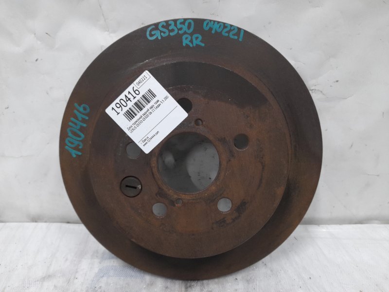 Тормозной диск задний LEXUS GS350 GS300 05-11 2007 Седан 3.5 42431-30290 Б/У
