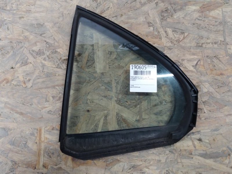 Стекло двери глухое заднее левое MITSUBISHI LANCER X 10 07-15 2010 Хетчбек 2.4 4B12 5740A017 Б/У