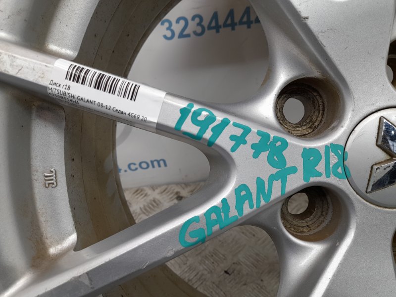 Диск R18 GALANT 03-12 2011 Седан 4G69