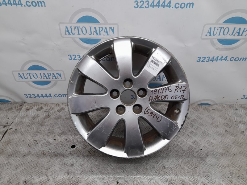 Диск R17 TOYOTA AVALON 05-12 2007 GSX30 3.5 2GR-FE 42611-AC091 Б/У