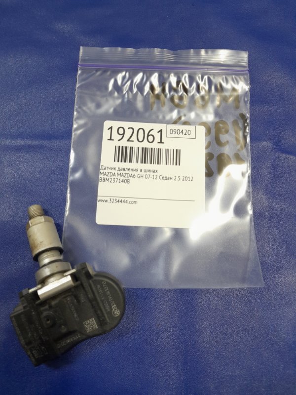 Датчик давления в шинах MAZDA 6 GH 07-12 2012 Седан 2.5 BBM2-37-140B Б/У