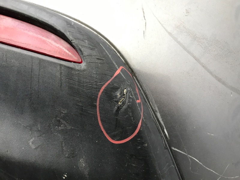 Бампер задний задний 3 BL 09-13 2010 Седан 2.0 LF-DE