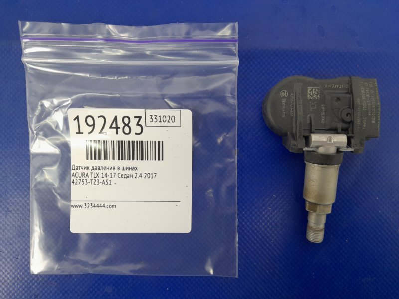 Датчик давления в шинах ACURA TLX 14-17 2017 Седан 2.4 42753-TZ3-A51 Б/У