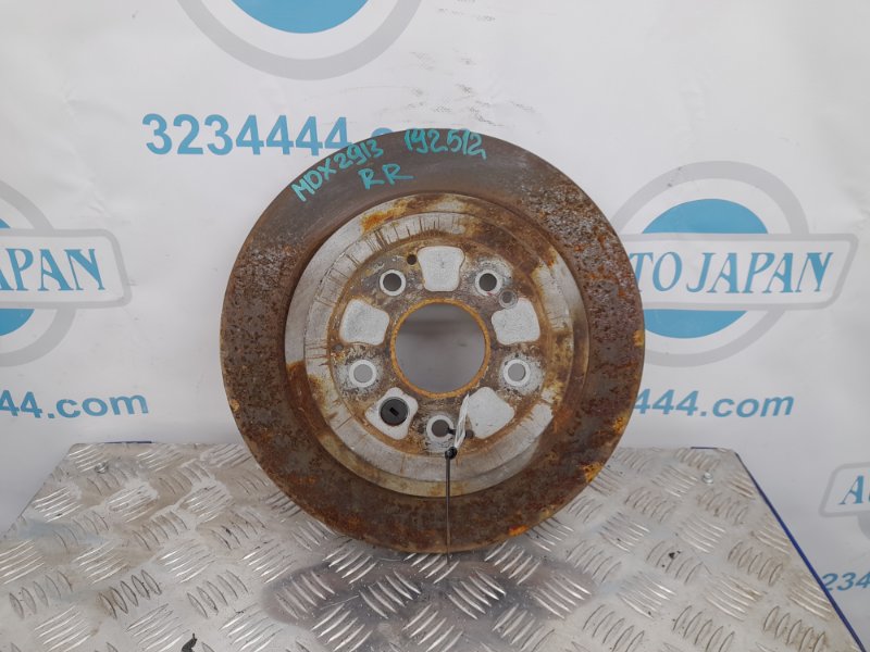 Запчасть тормозной диск задний ACURA MDX (YD3) 13-21 2013 Внедорожник 3.5 42510-TZ5-A03 Б/У Тормозной диск задний ACURA MDX (YD3) 13-21 2013 Внедорожник 3.5 42510-TZ5-A03 Б/У