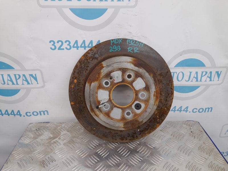 Запчасть тормозной диск задний ACURA MDX (YD3) 13-21 2013 Внедорожник 3.5 42510-TZ5-A03 Б/У Тормозной диск задний ACURA MDX (YD3) 13-21 2013 Внедорожник 3.5 42510-TZ5-A03 Б/У