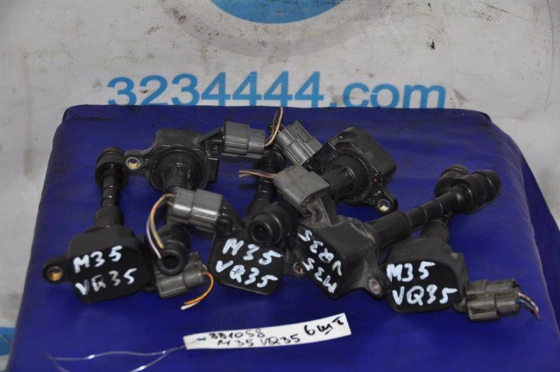 Катушка зажигания INFINITI M35/M45 04-10 2008 Седан 3.5 VQ35DE 22448-JA10C Б/У