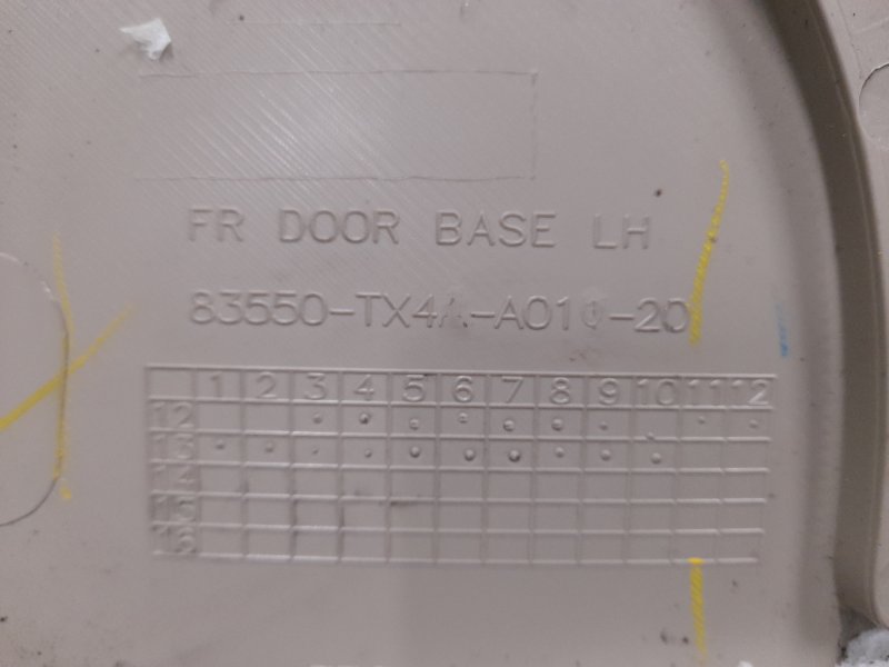 Карта двери передняя левая RDX 12-19 2014 Внедорожник 3.5 J35Z2 Карта двери передняя левая RDX 12-19 2014 Внедорожник 3.5 J35Z2