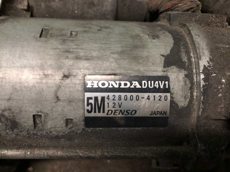 Стартер ACURA MDX (YD2) 06-13 YD2 3.7