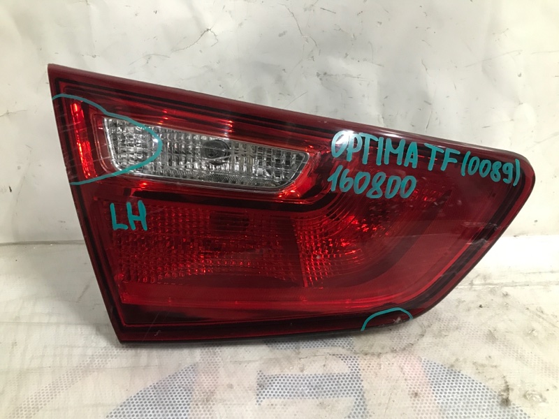 Фонарь внутренний задний левый KIA OPTIMA TF 11-16 92403-2T620 Б/У