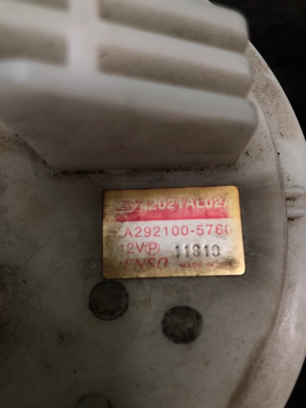 Топливный насос SUBARU LEGACY BN 14-18 Топливный насос SUBARU LEGACY BN 14-18