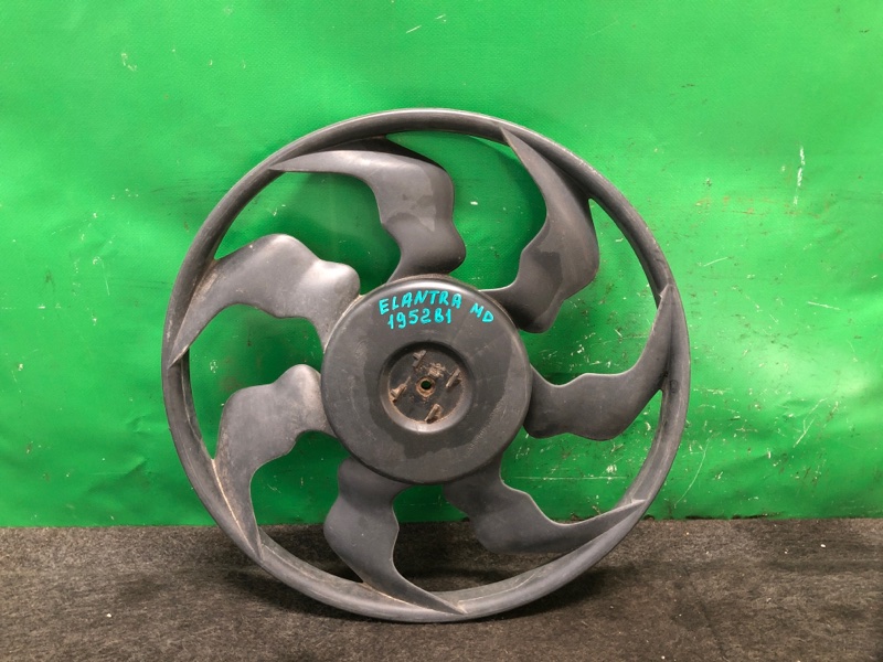 Крыльчатка вентилятора основного радиатора HYUNDAI ELANTRA MD 10-15 25231-1P390 Б/У