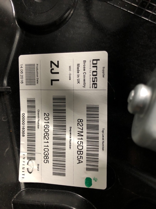 Стеклоподъемник задний левый QX30 16-20 2017 Внедорожник 2.0 20PET