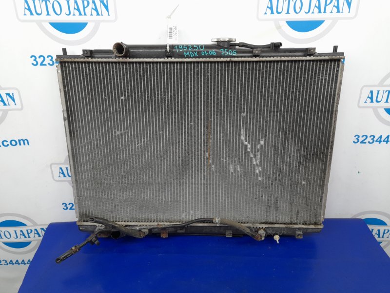 Радиатор основной ACURA MDX (YD1) 00-06 2003 Внедорожник 3.5 J35A5 19010-RDJ-A52 Б/У