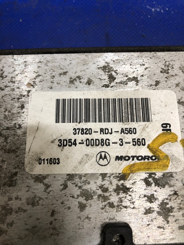 Блок управления двигателем MDX (YD1) 00-06 2003 Внедорожник 3.5 J35A5