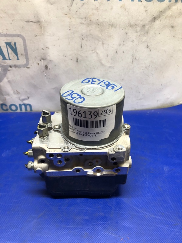 Блок ABS INFINITI Q50 15-20 2017 Седан 3.0 VR30DDTT 47660-4GH0A Б/У