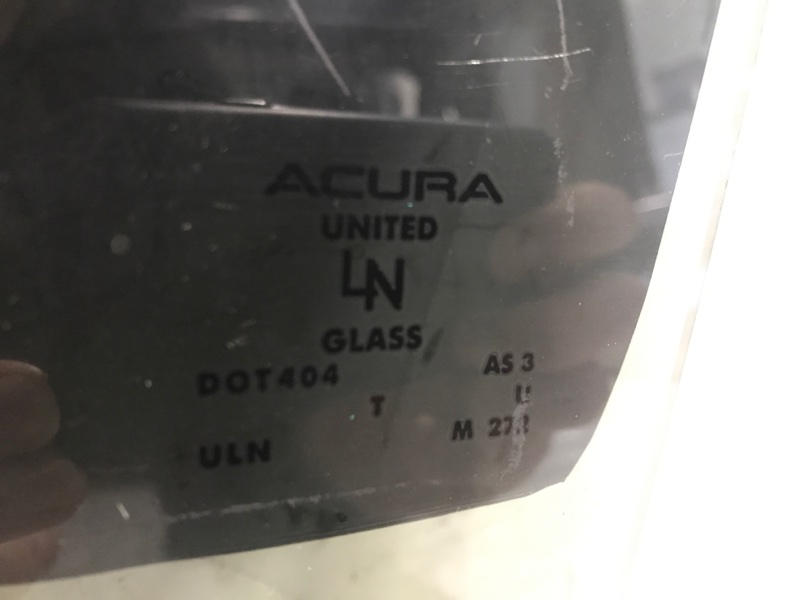 Стекло двери заднее левое RDX 06-12 2007 Внедорожник 2.3