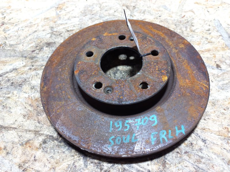 Тормозной диск передний KIA SOUL AM 08-13 2012 Хетчбек 2.0 51712-3K010 Б/У