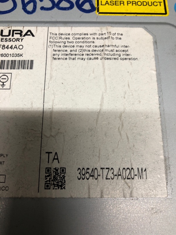 Магнитола TLX 14-17 2015 Седан 2.4