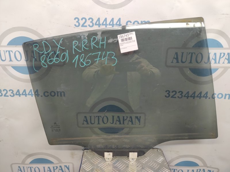 Стекло двери заднее правое ACURA RDX 12-19 2015 TB3 3.5 J35Z2 73400-TX4-A01 Б/У