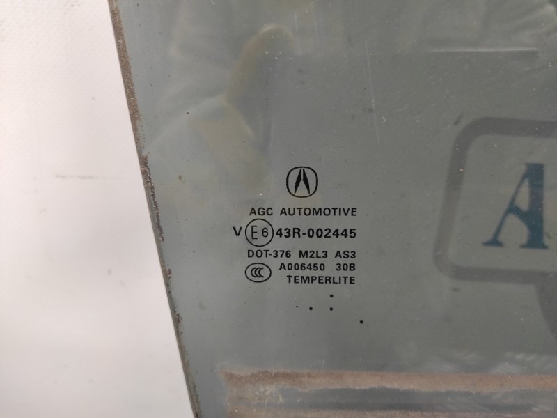 Стекло двери заднее правое ACURA RDX 12-19 TB3 3.5 J35Z2