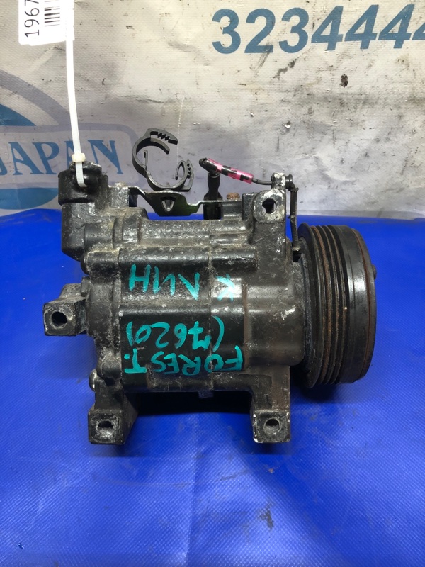 Компрессор кондиционера SUBARU FORESTER SG 02-07 2007 Внедорожник 2.5 EJ253 73111SA010 Б/У