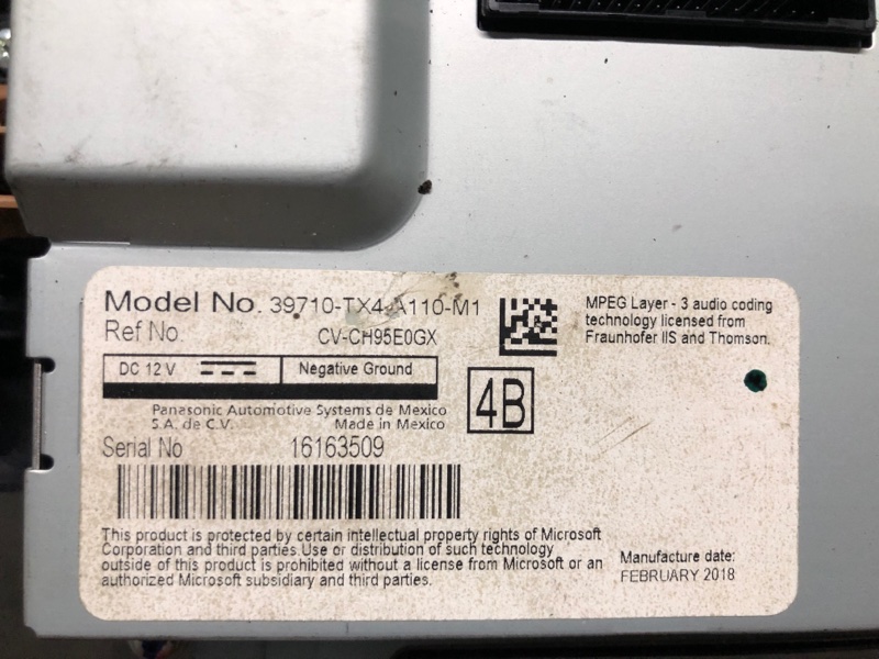 Монитор ACURA RDX 12-19 Внедорожник 3.5