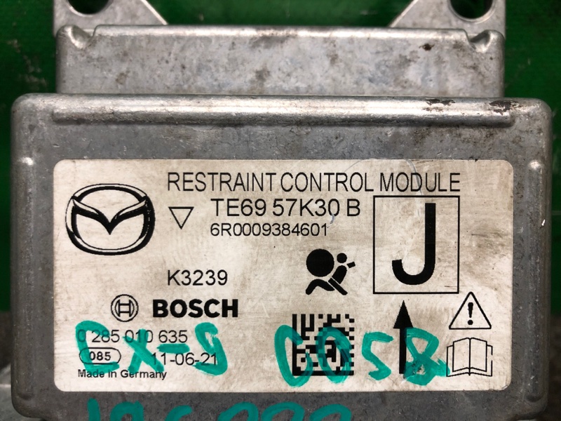 Блок управления AIRBAG CX-9 06-16 2011 Внедорожник 3.7 Блок управления AIRBAG CX-9 06-16 2011 Внедорожник 3.7