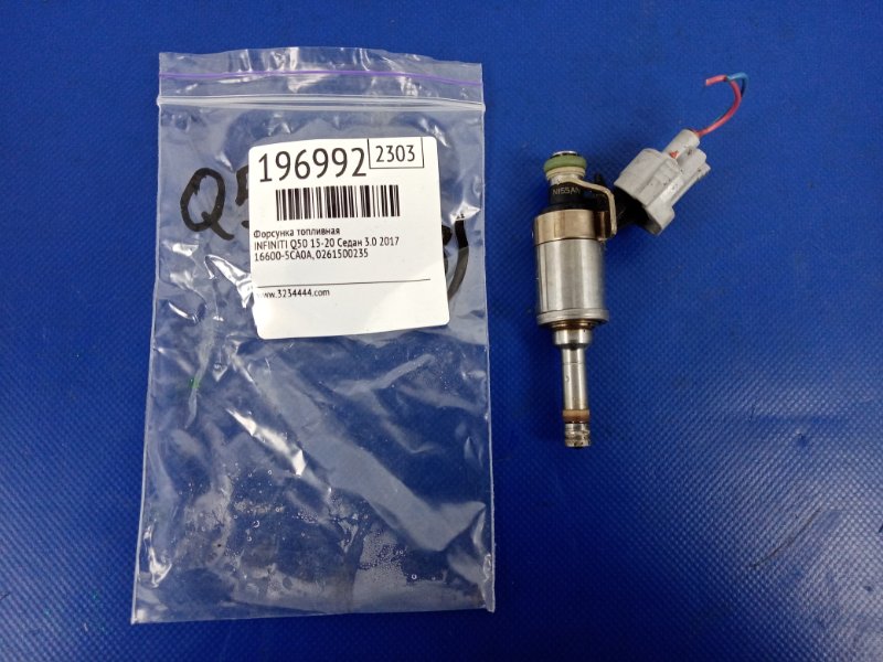 Форсунка топливная Q50 15-20 2017 Седан 3.0 VR30DDTT Форсунка топливная Q50 15-20 2017 Седан 3.0 VR30DDTT