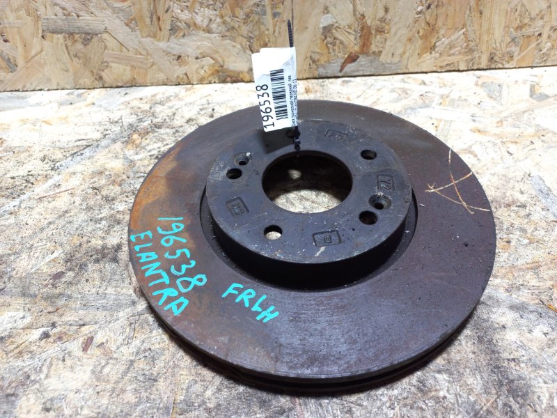 Запчасть тормозной диск передний HYUNDAI ELANTRA HD 06-11 51712-2H000 Б/У Тормозной диск передний HYUNDAI ELANTRA HD 06-11 51712-2H000 Б/У