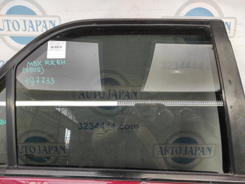 Стекло двери заднее правое ACURA MDX (YD1) 00-06 2003 Внедорожник 3.5 J35A5 73400-S3V-305 Б/У