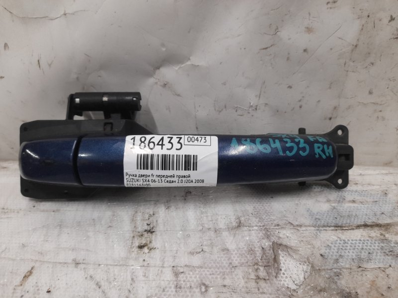 Ручка двери наружная передняя правая SUZUKI SX4 06-13 2008 Седан 2.0 J20A 82812-63J00-ZCW Б/У