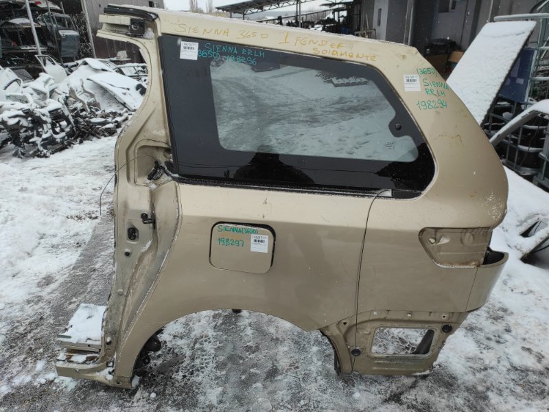 Четверть кузова задняя левый TOYOTA SIENNA 11-16 2012 GSL30 3.5 2GR-FE 61612-08080 Б/У