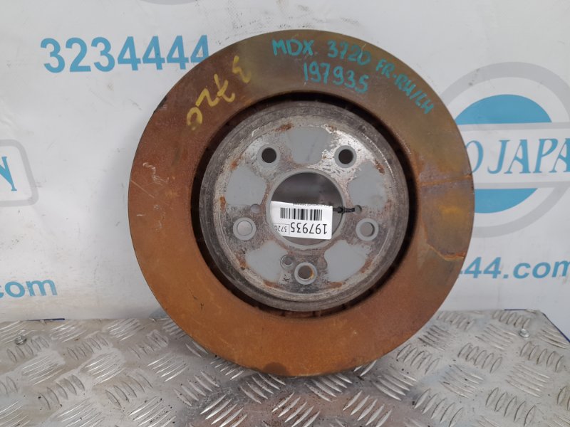Тормозной диск передний ACURA MDX (YD3) 13-21 2014 Внедорожник 3.5 45251-TZ5-A01 Б/У