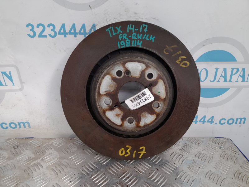 Тормозной диск передний ACURA TLX 14-17 2015 Седан 2.4 45251-TZ3-A00 Б/У