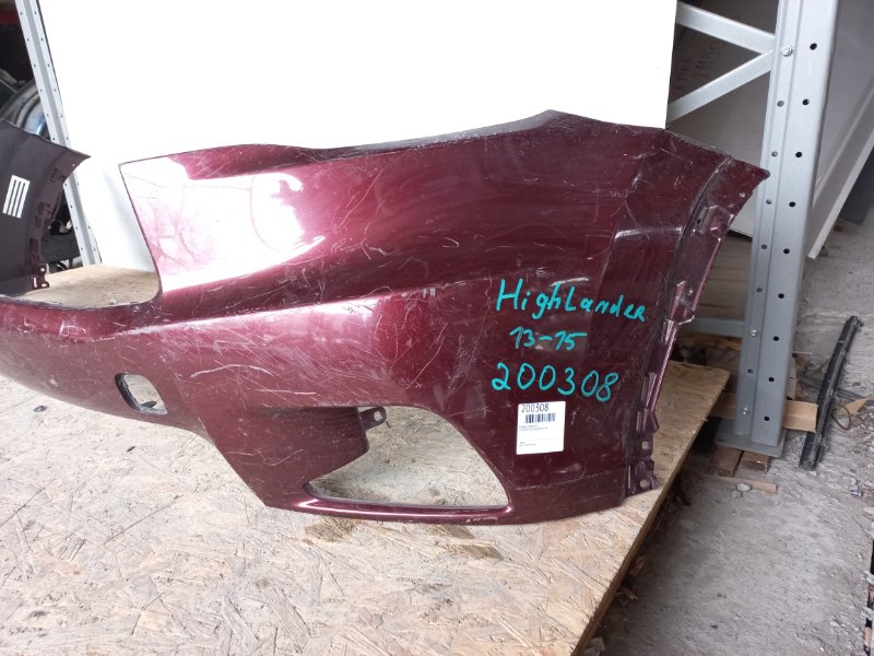 Бампер передний TOYOTA HIGHLANDER 13-19 Бампер передний TOYOTA HIGHLANDER 13-19