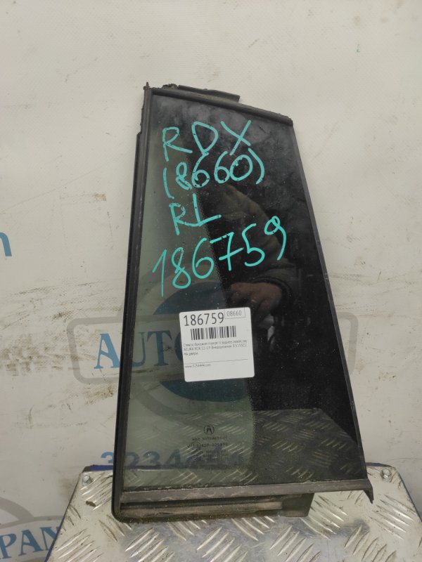 Стекло двери глухое заднее левое ACURA RDX 12-19 2015 TB3 3.5 J35Z2 73460-TX4-A02 Б/У