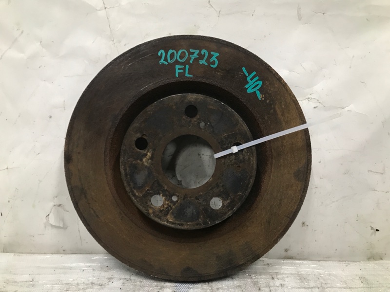 Тормозной диск передний TOYOTA CAMRY 40 06-11 2009 Седан 2.4 43512-06090 Б/У