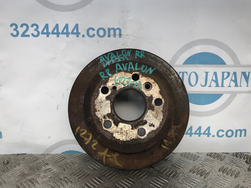 Тормозной диск задний TOYOTA AVALON 05-12 2006 GSX30 3.5 2GR-FE 42431-06050 Б/У