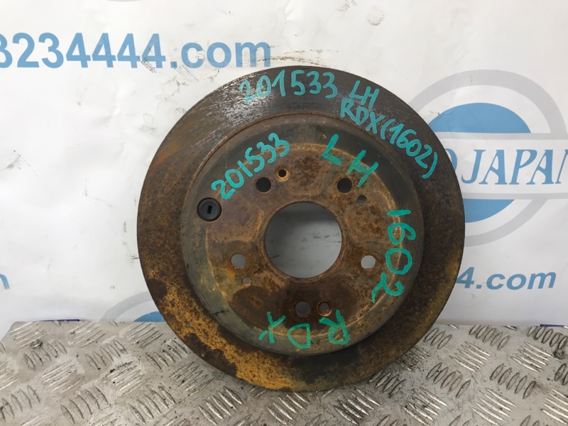 Запчасть тормозной диск задний ACURA RDX 06-12 2008 Внедорожник 2.3 42510-STK-A00 Б/У Тормозной диск задний ACURA RDX 06-12 2008 Внедорожник 2.3 42510-STK-A00 Б/У