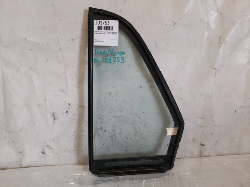 Стекло двери глухое заднее левое NISSAN TIIDA/VERSA C11 04-11 2011 Седан 1.8 MR18DE 82263-EL400 Б/У