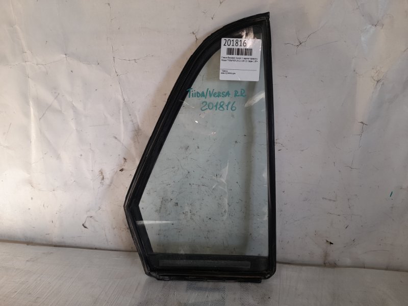 Стекло двери глухое заднее правое NISSAN TIIDA/VERSA C11 04-11 2011 Седан 1.8 MR18DE 82262-ED420 Б/У