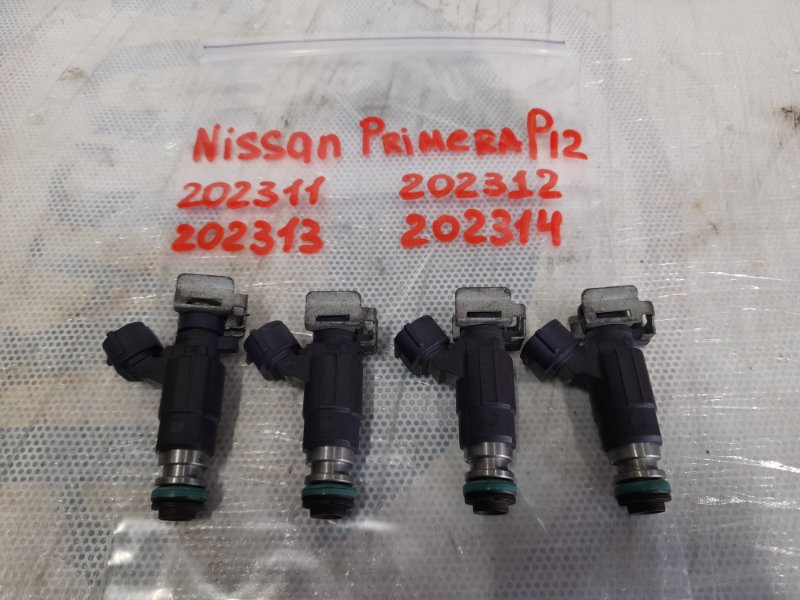 Форсунка топливная PRIMERA P-12 01-07 2006 2.0 QR20DE Форсунка топливная PRIMERA P-12 01-07 2006 2.0 QR20DE