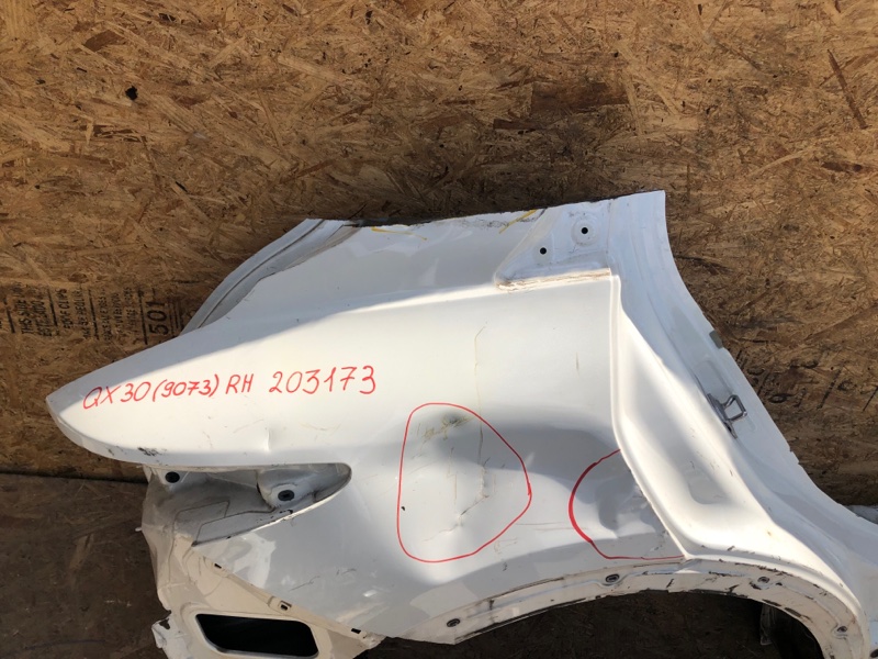 Четверть кузова задняя задний правый QX30 16-20 2019 Внедорожник 2.0 20PET